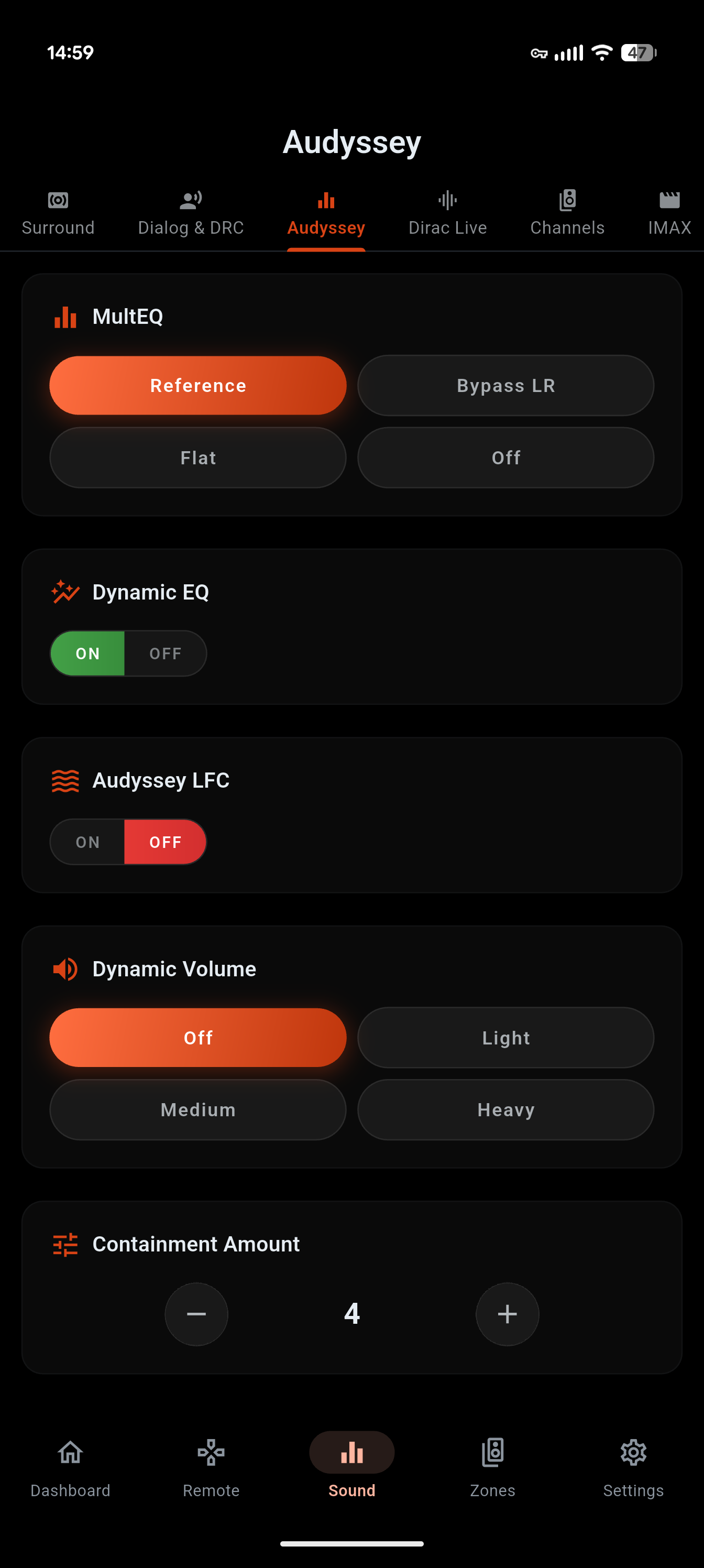 Audyssey Room Correction