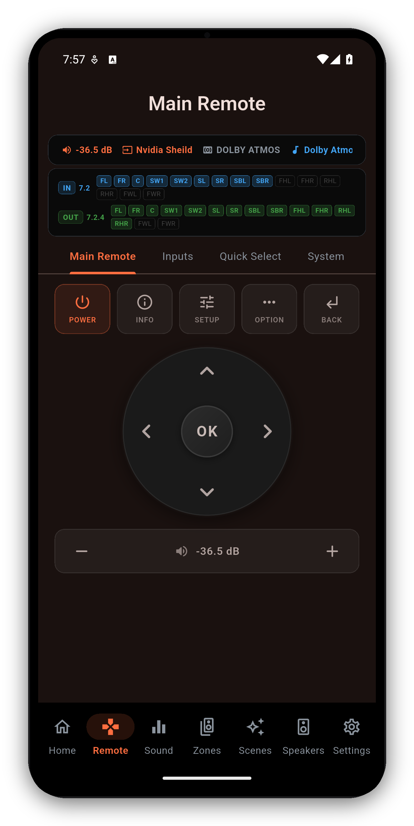 Virtual remote