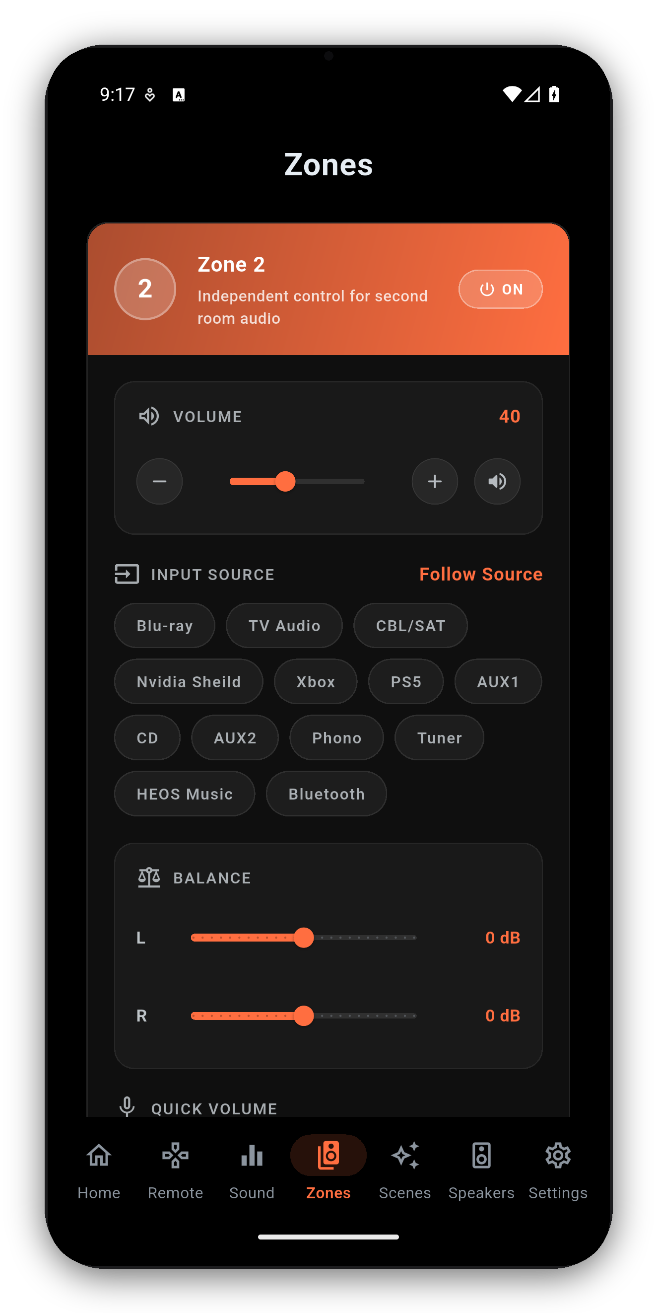 Multi-zone control