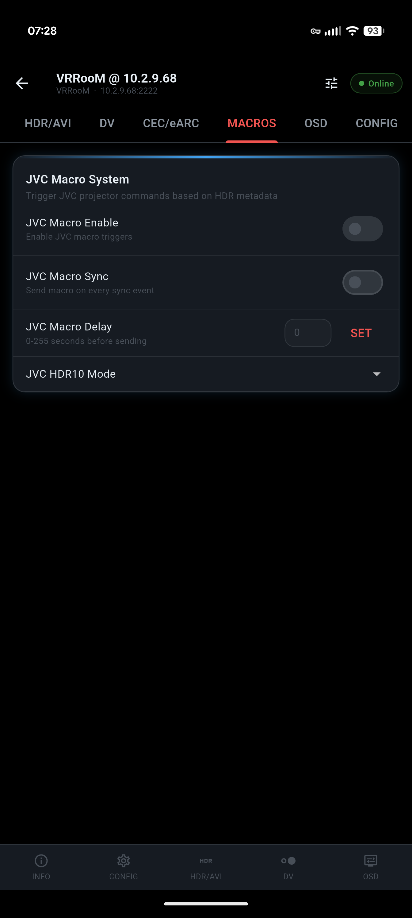 JVC Macro System