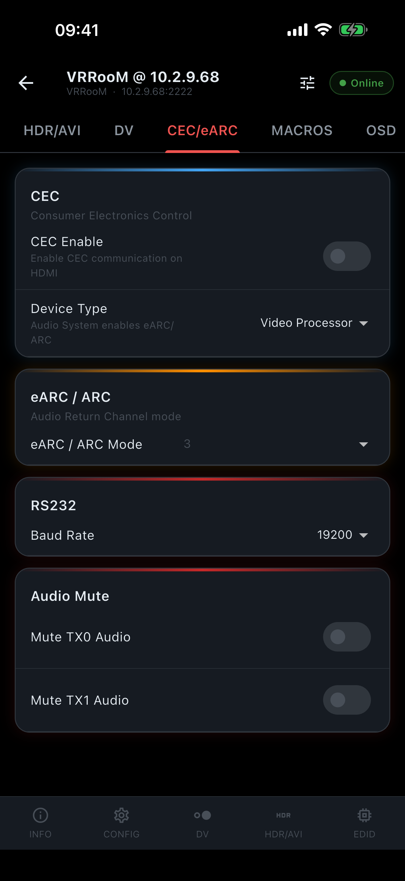 FuryPath on iPhone - CEC / eARC / Audio