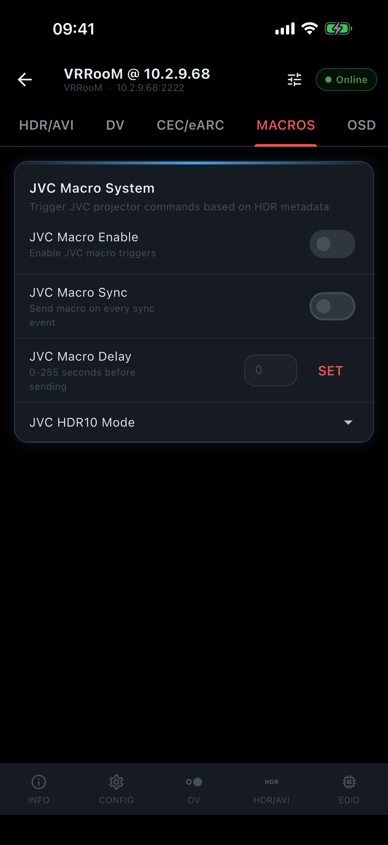 FuryPath on iPhone - JVC Macro System