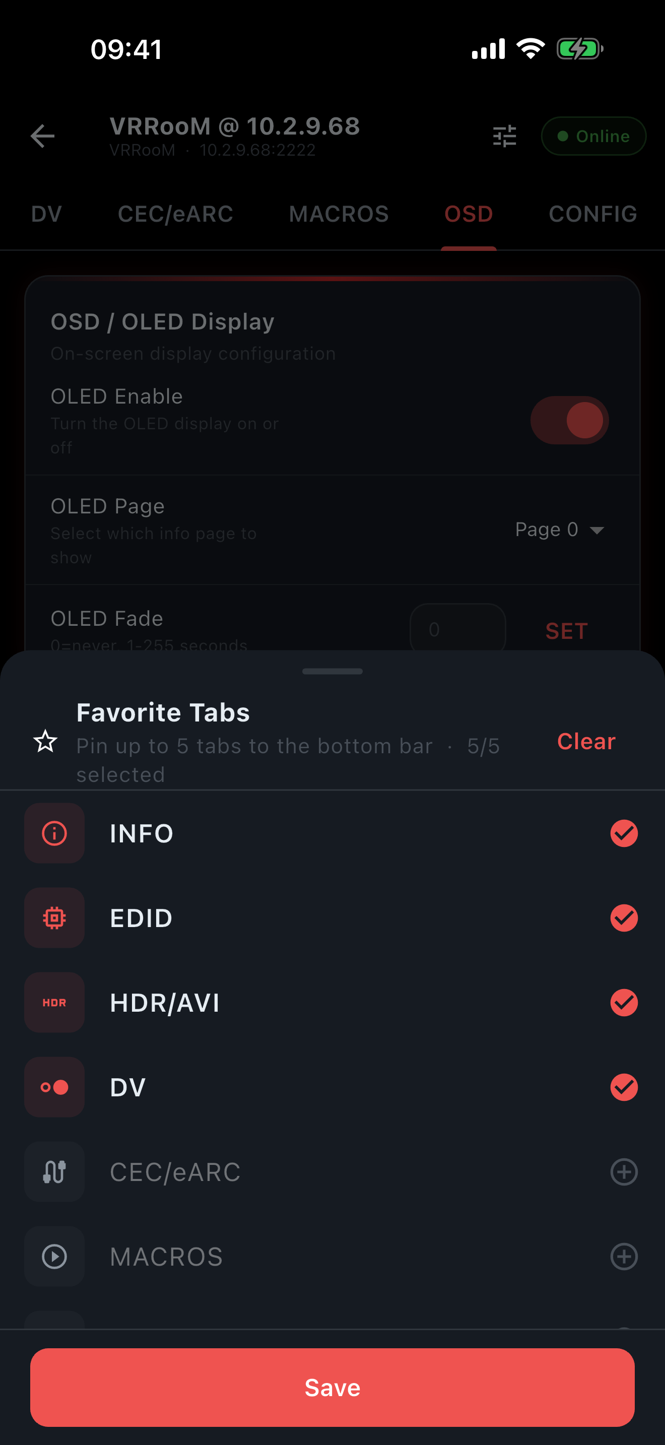 FuryPath on iPhone - Customize Navigation