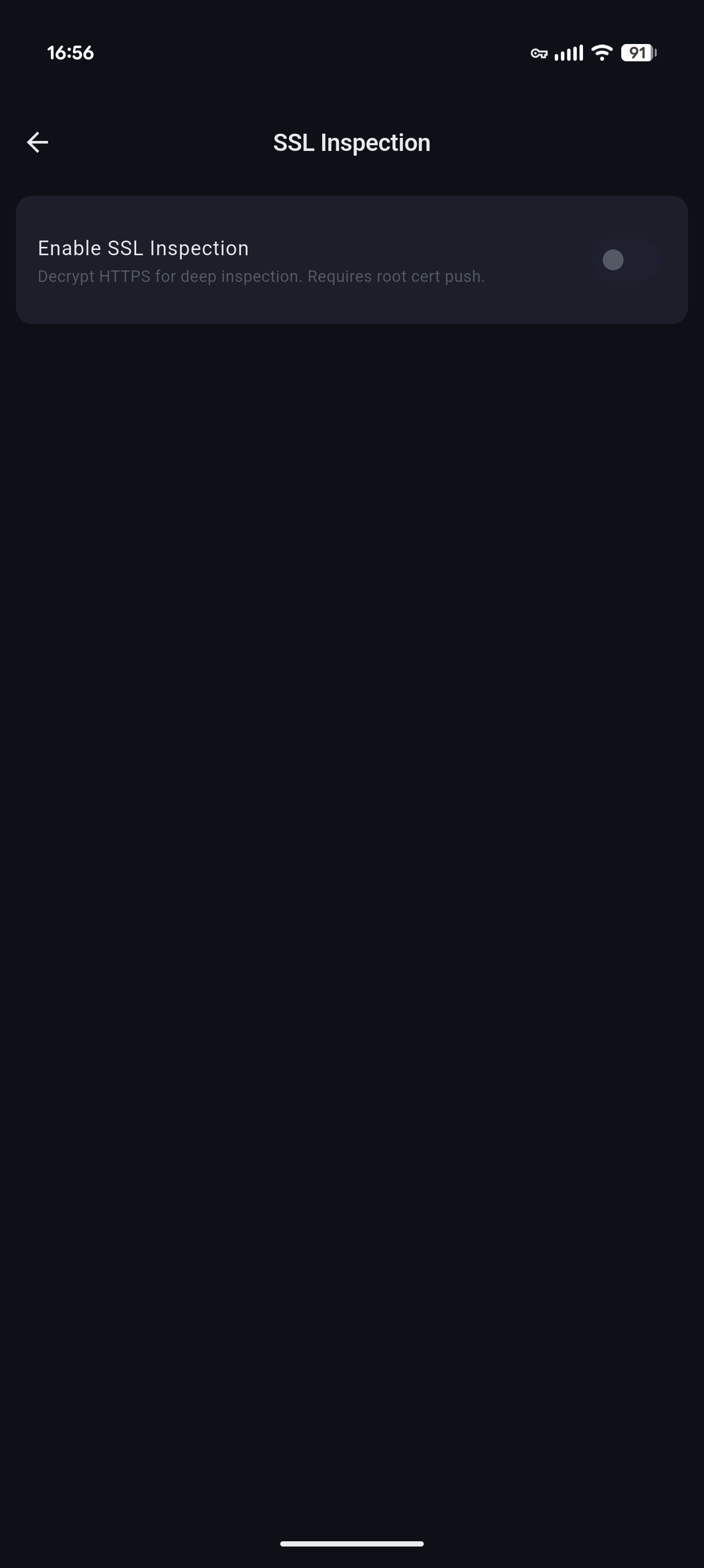 Per-Network Filter