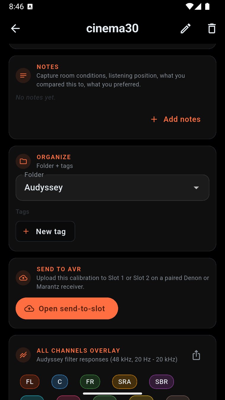NexusDeck per-channel curve view
