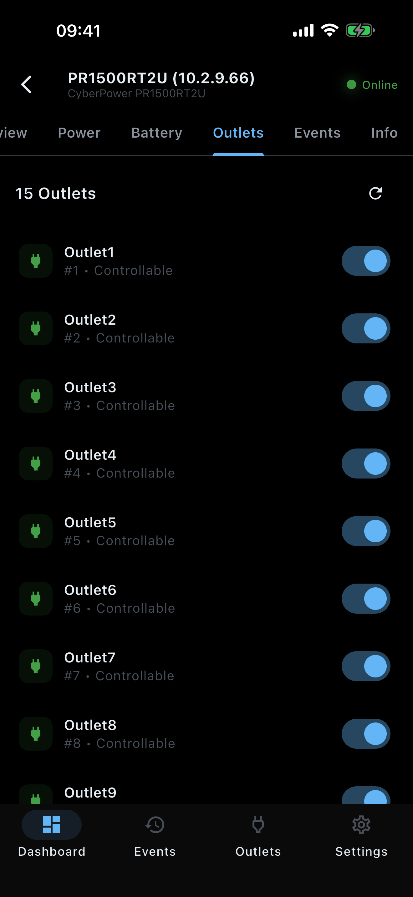 UPSight on iPhone - Outlets